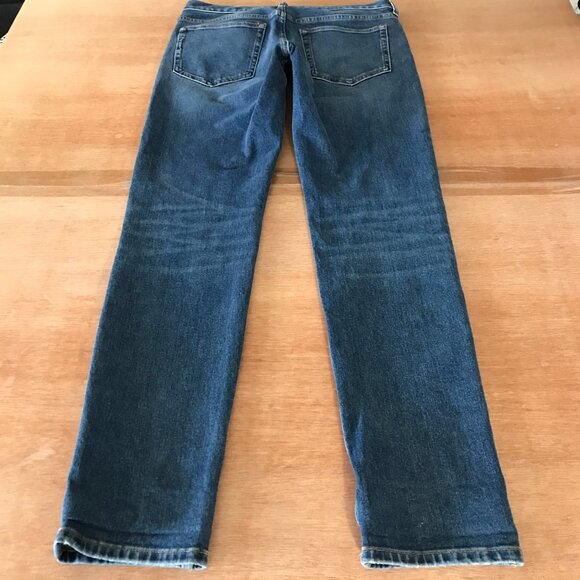 Everlane Uniform The Slim Jeans Men 29x30 Blue Low Rise Dark Wash Stretch 17097 - Picture 8 of 12